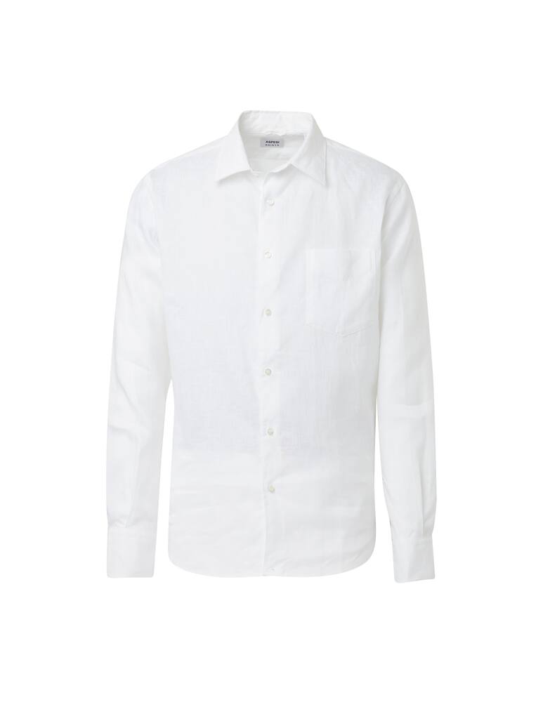 rinascente Aspesi Linen long sleeve shirt - white