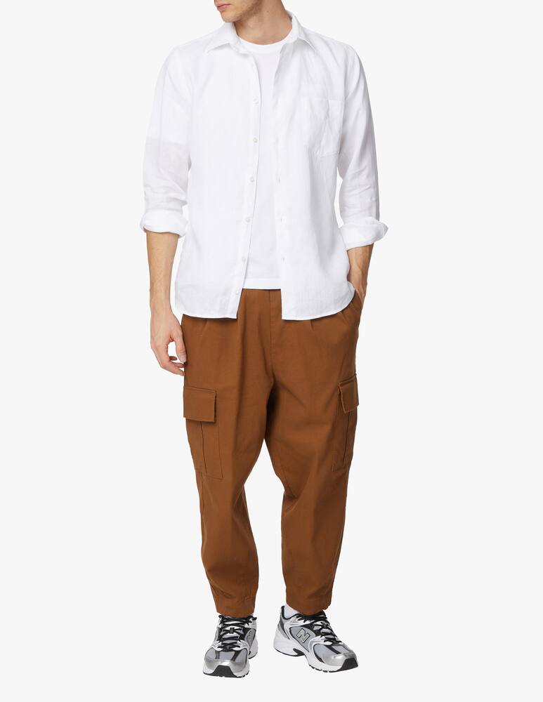 rinascente Aspesi Linen long sleeve shirt - white