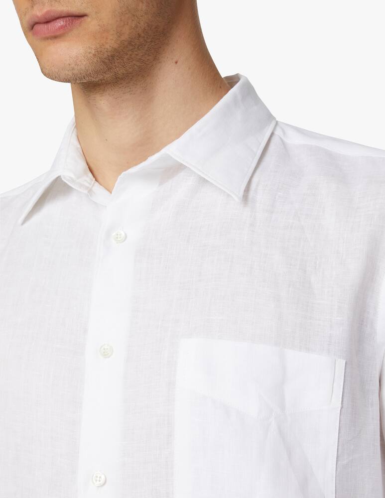 rinascente Aspesi Linen long sleeve shirt - white
