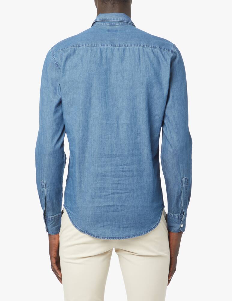 rinascente Aspesi Denim long sleeve shirt - blue