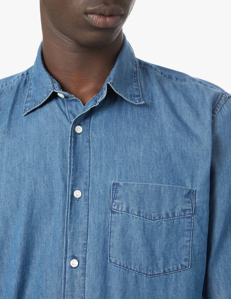 rinascente Aspesi Denim long sleeve shirt - blue