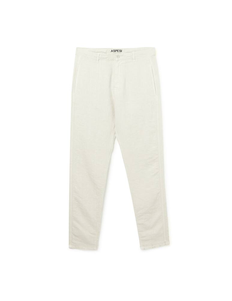 rinascente Aspesi Panama linen pant - grey