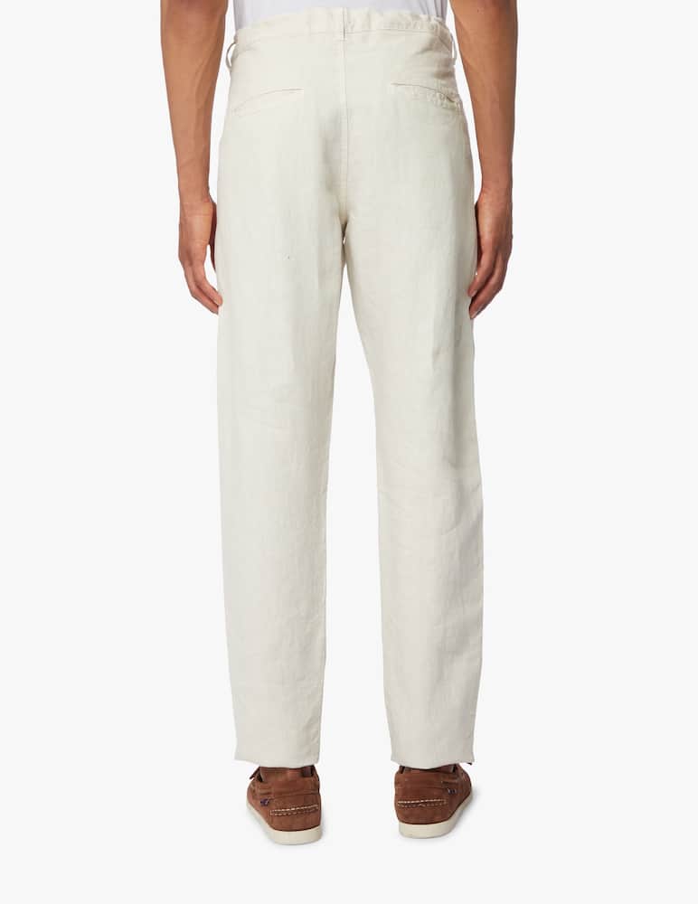 rinascente Aspesi Panama linen pant - grey
