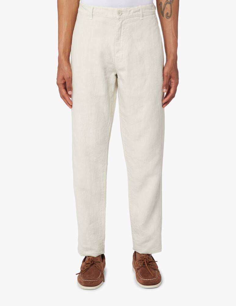 rinascente Aspesi Panama linen pant - grey