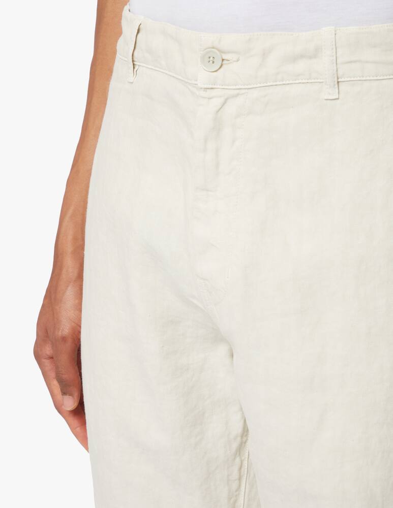 rinascente Aspesi Panama linen pant - grey