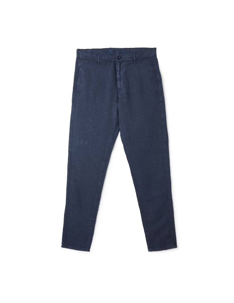 rinascente Aspesi Pantalone panama in lino - blu