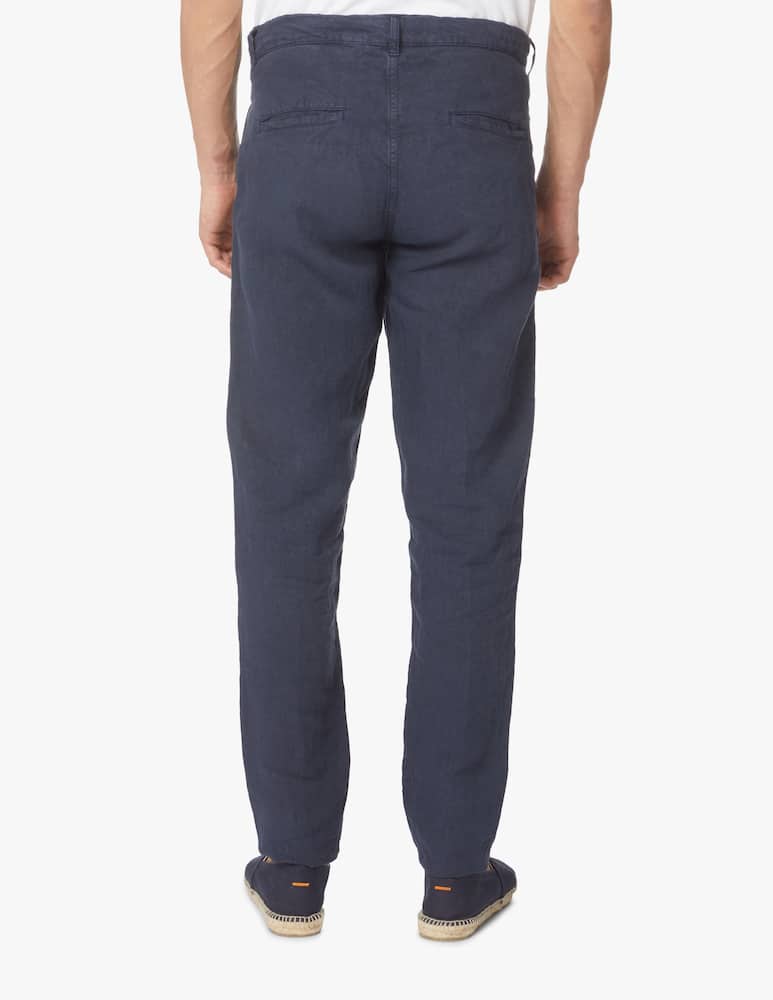 rinascente Aspesi Pantalone panama in lino - blu