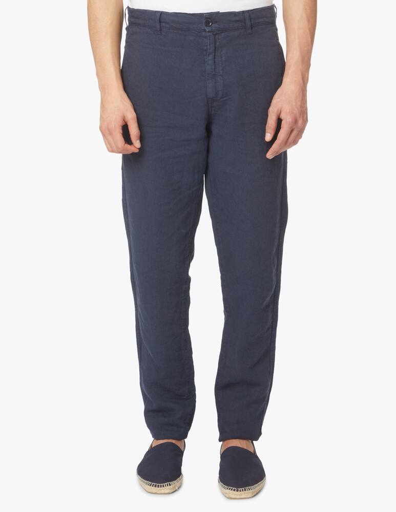 rinascente Aspesi Pantalone panama in lino - blu