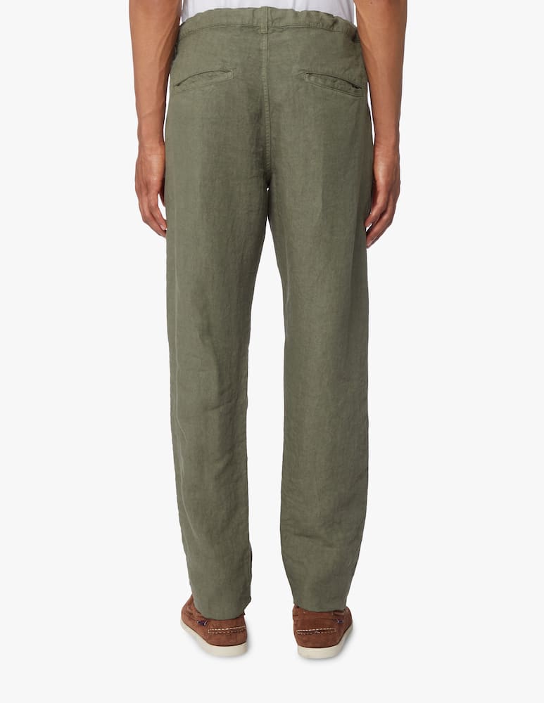 Aspesi Panama linen pant - green - picture 3 Aspesi Panama linen pant - green - picture 3