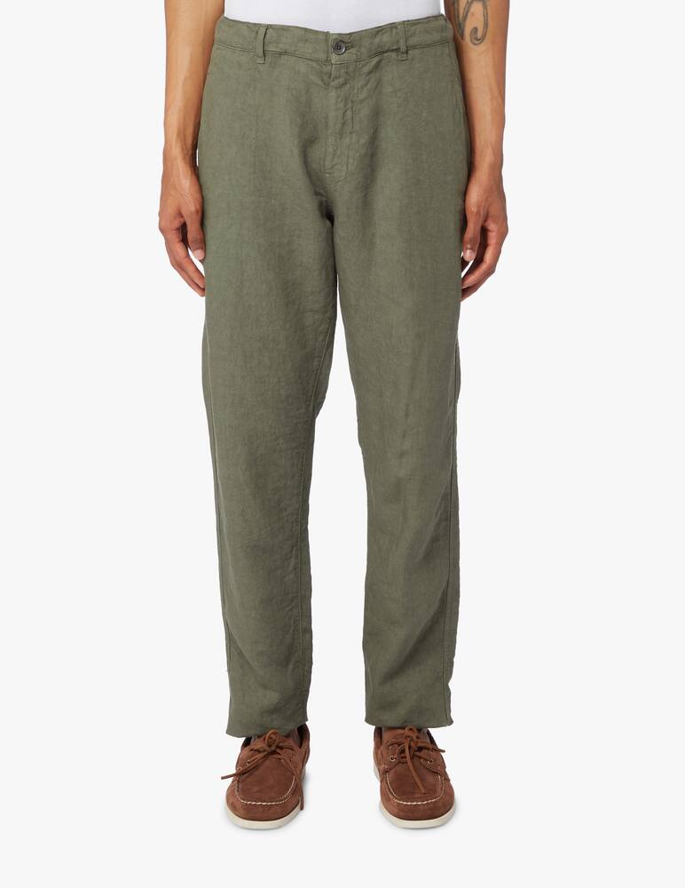 rinascente Aspesi Panama linen pant - green