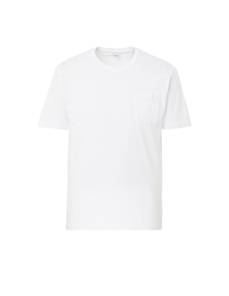 rinascente Aspesi Maglietta girocollo basica taschino - bianco