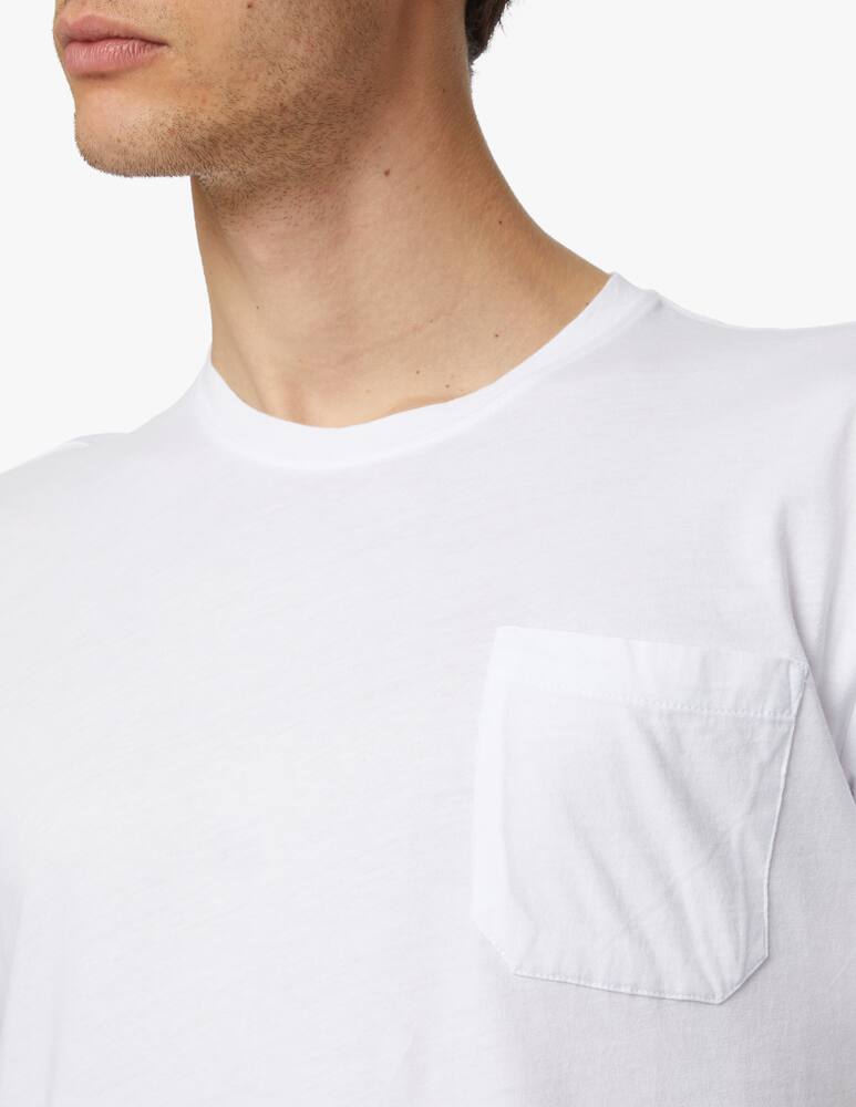 rinascente Aspesi Maglietta girocollo basica taschino - bianco