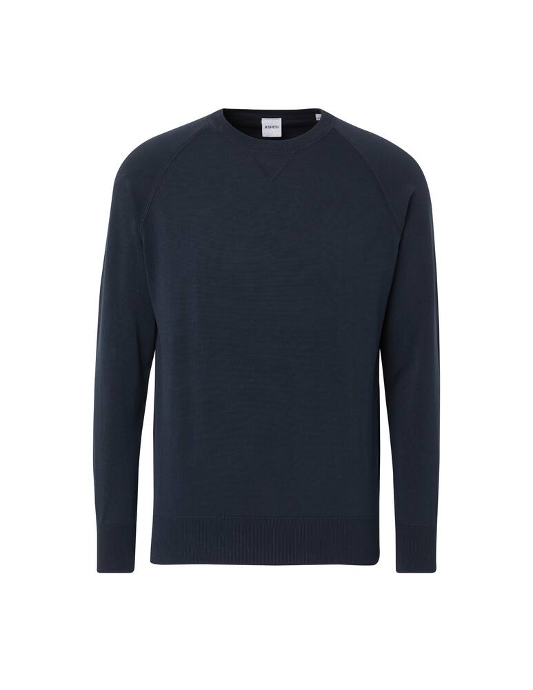 rinascente Aspesi Maglia girocollo in cotone - blu