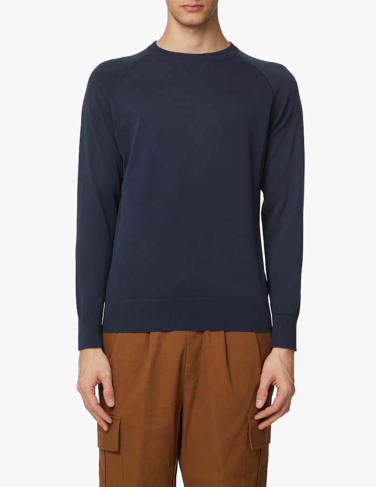 rinascente Aspesi Maglia girocollo in cotone - blu