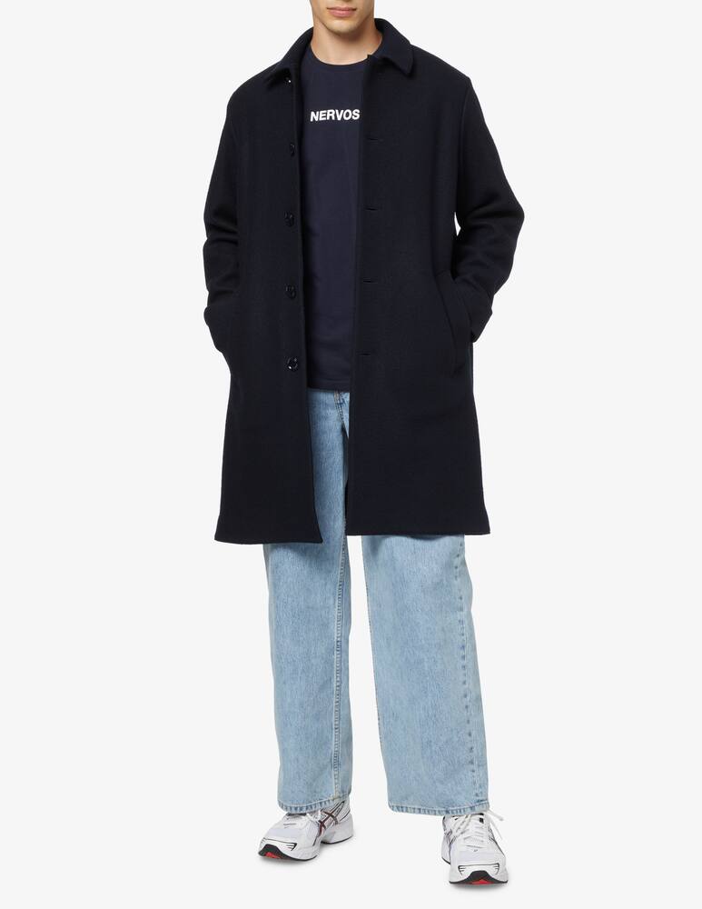 rinascente Aspesi Cappotto in lana cotta - Blu