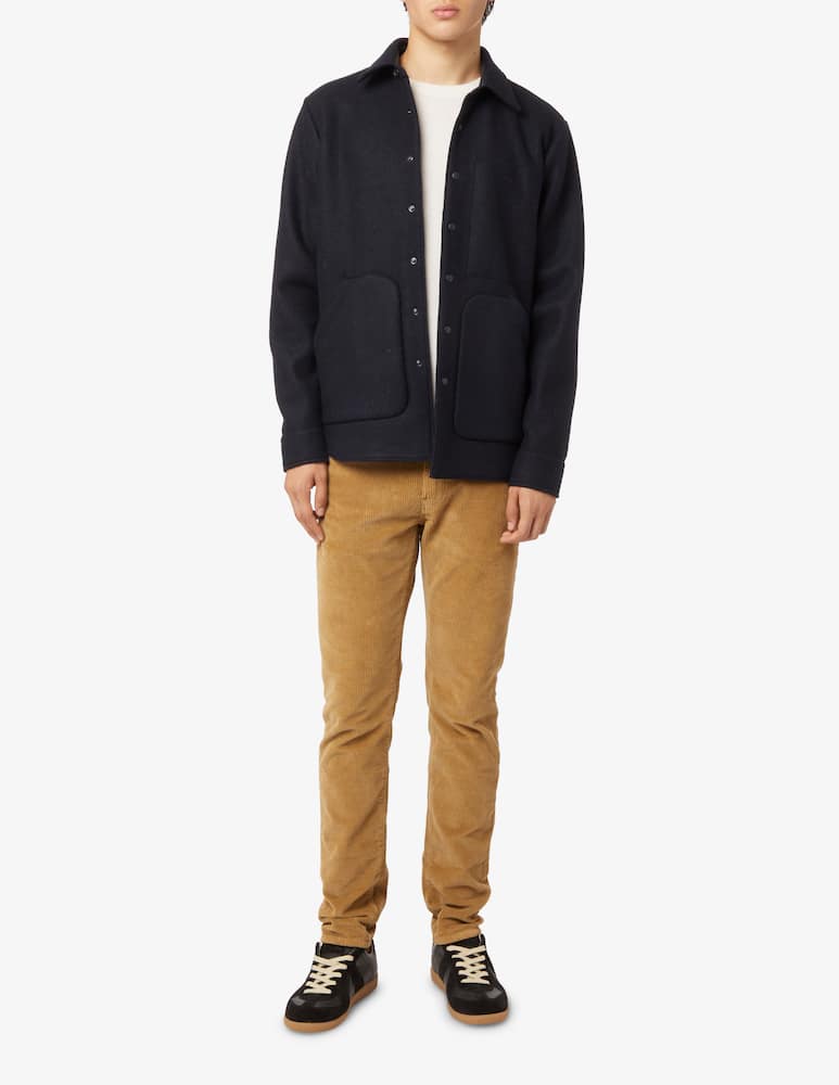 rinascente Aspesi Wool overshirt - Blue