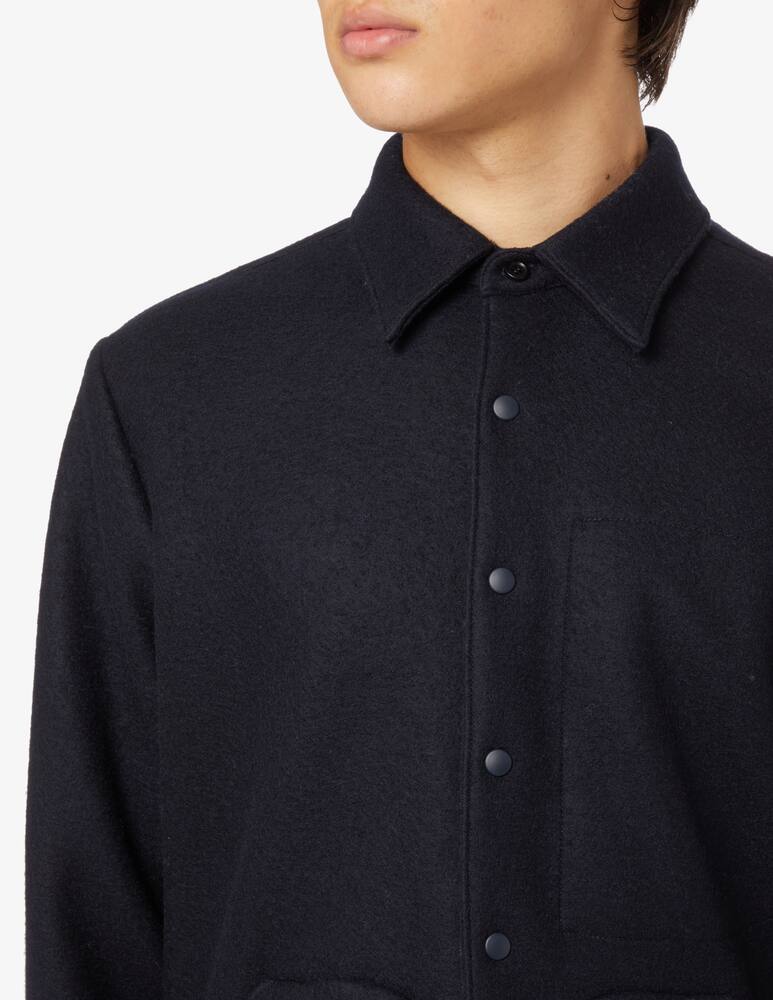 rinascente Aspesi Wool overshirt - Blue