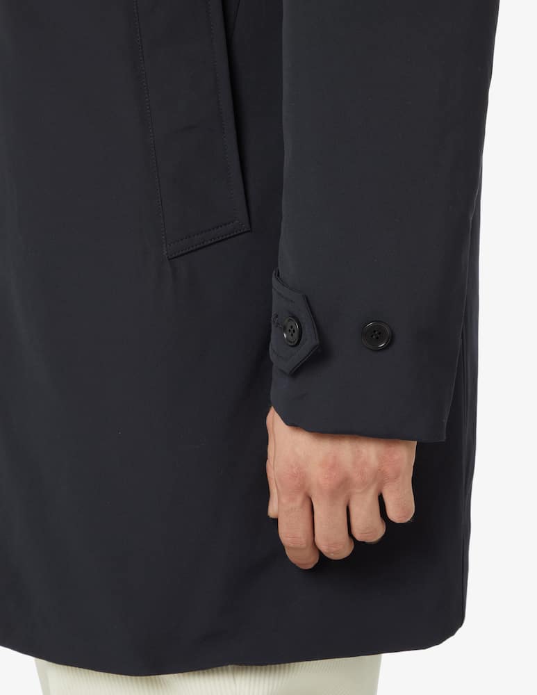 rinascente Aspesi Cotton blend vodka raincoat - Blue