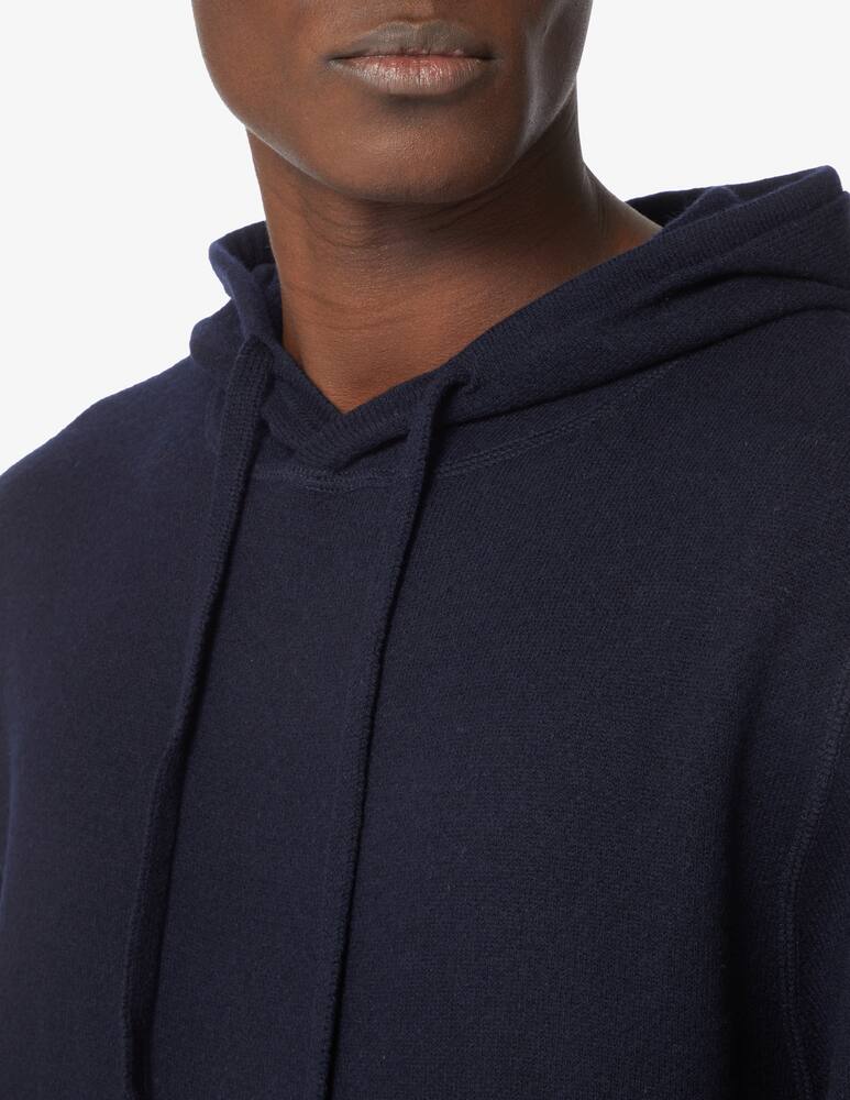 rinascente Aspesi Felpa con cappuccio in lana merino - Blu