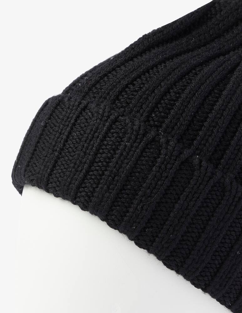 rinascente Aspesi Merino wool beanie - Black