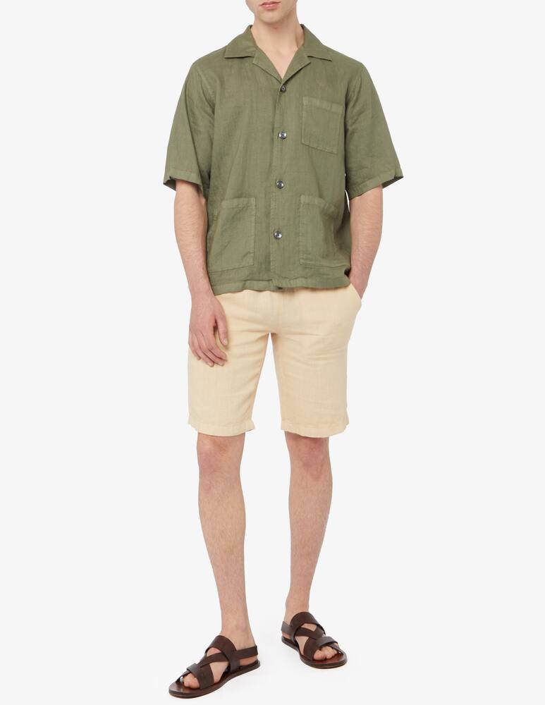 rinascente Aspesi Linen short sleeve shirt 