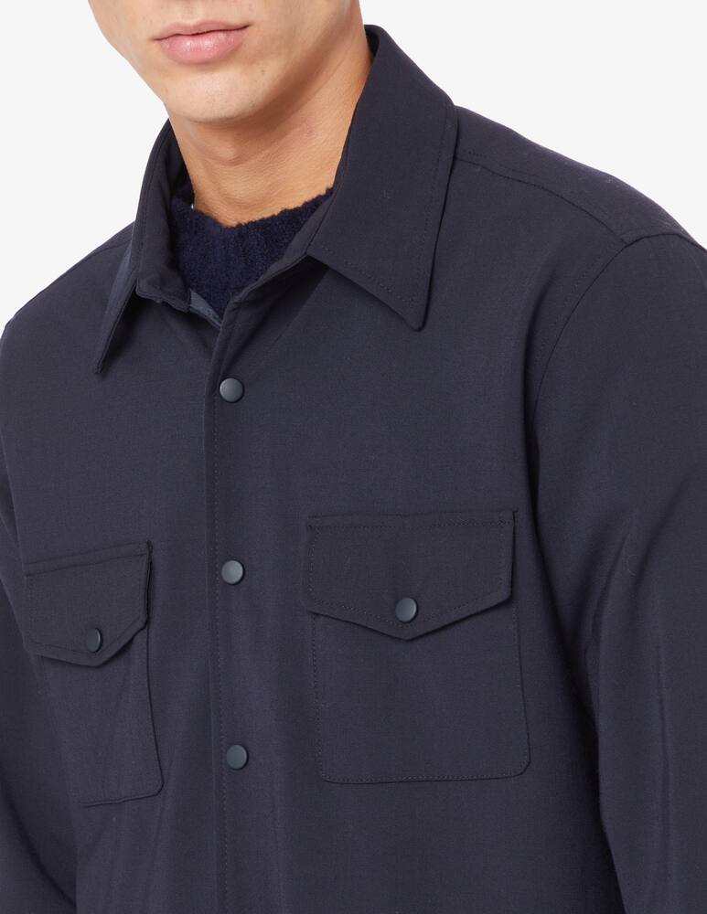 rinascente Aspesi Wash&wear double flannel shirt