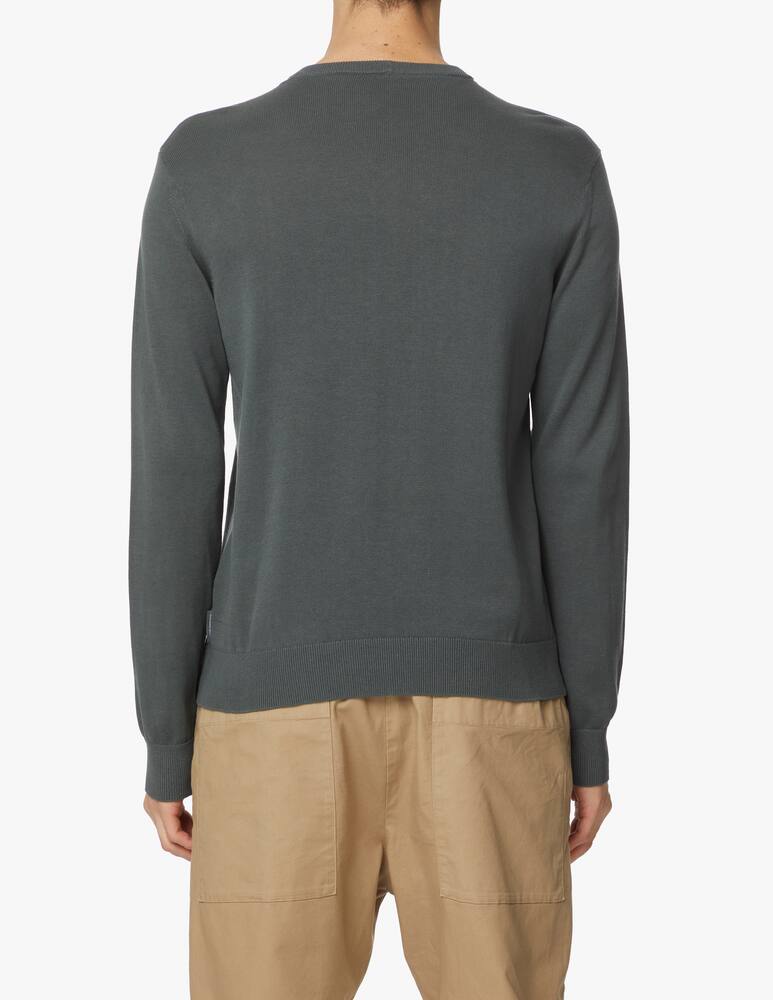 rinascente Armani Exchange Maglia girocollo in cotone logo circle - verde