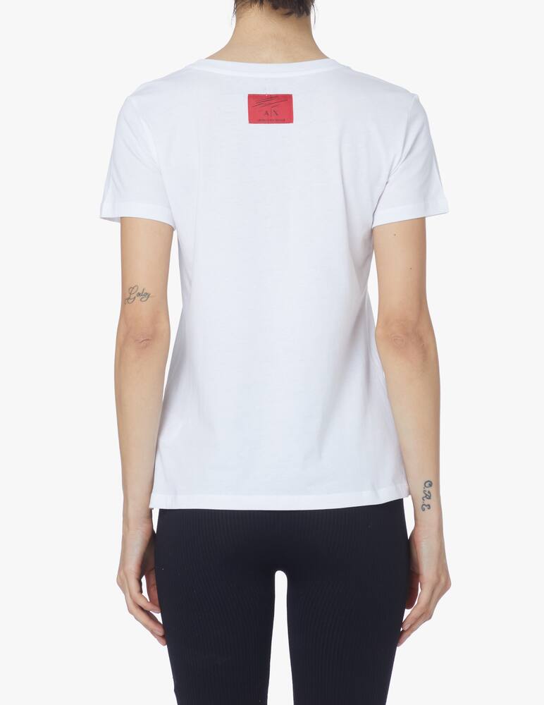 rinascente Armani Exchange Cotton t-shirt with logo - white