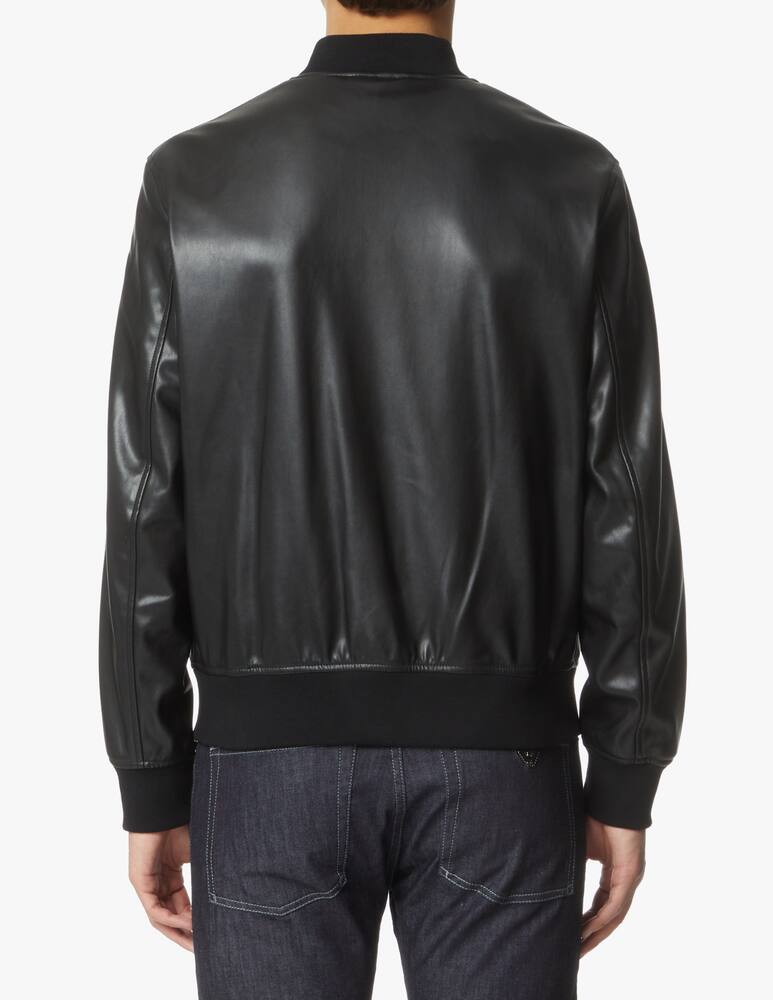 rinascente Armani Exchange Giacca bomber ecopelle genderless - nero