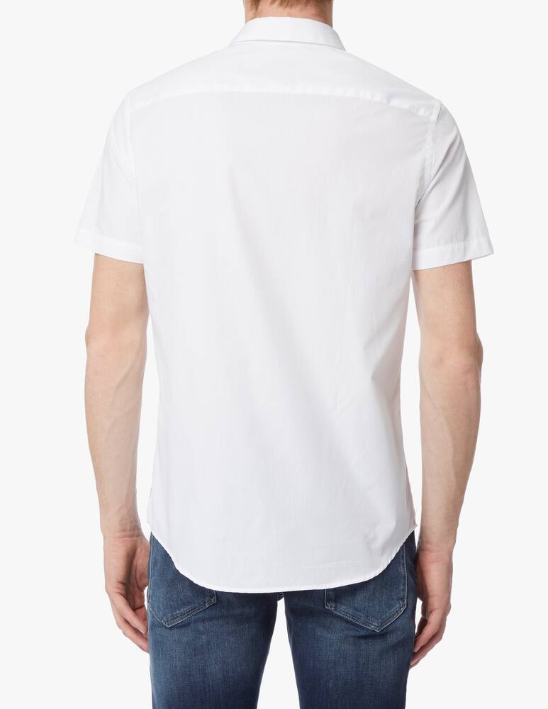 rinascente Armani Exchange Camicia manica corta tape - bianco