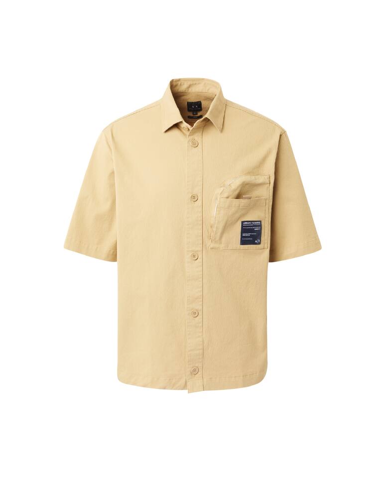 rinascente Armani Exchange Camicia manica corta utility - beige