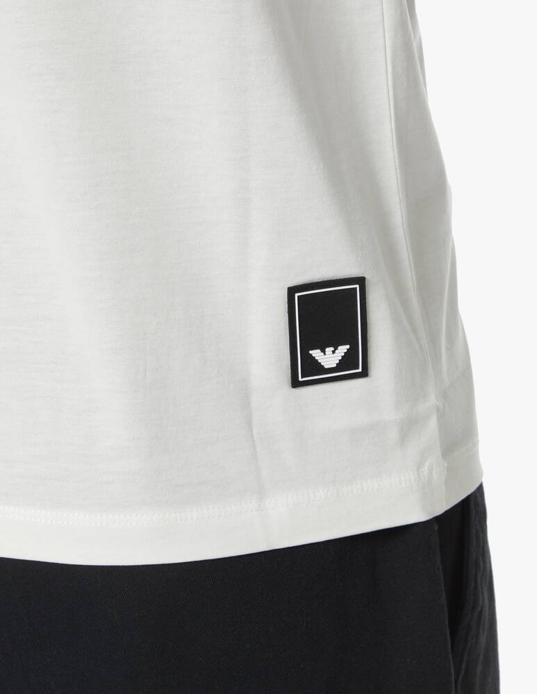 rinascente Emporio Armani Tech travel chest small logo t-shirt - white