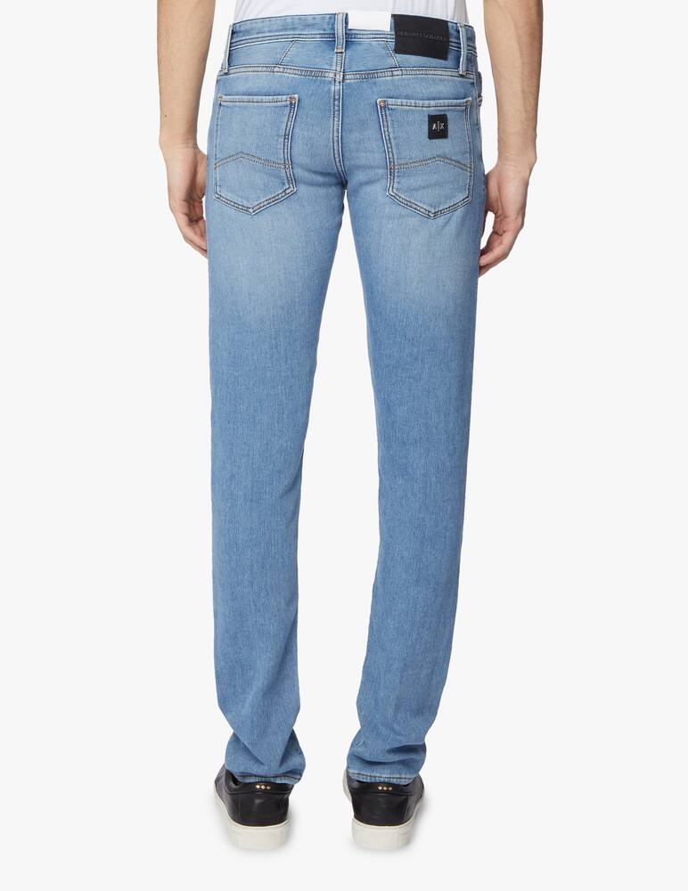 rinascente Armani Exchange Washed j14 jeans - light blue