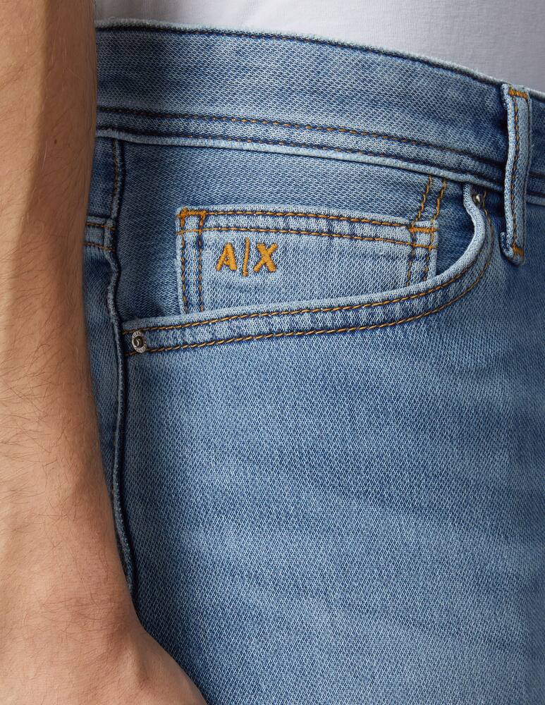 rinascente Armani Exchange Washed j14 jeans - light blue
