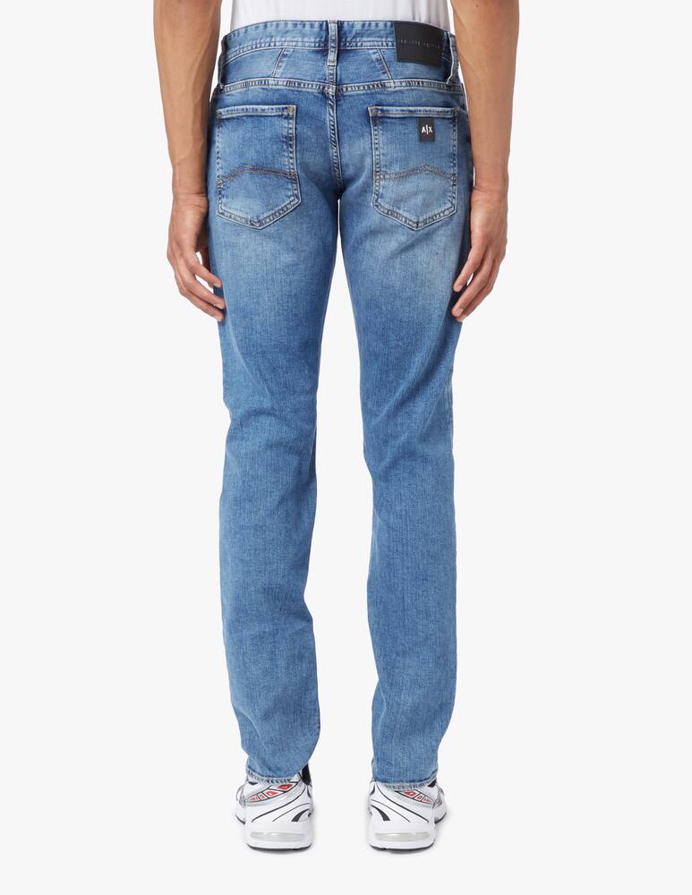 rinascente Armani Exchange Washed j14 jeans - blue