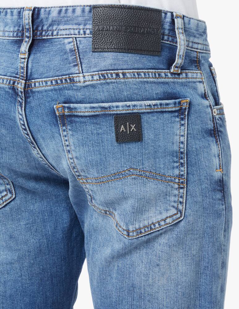 rinascente Armani Exchange Washed j14 jeans - blue