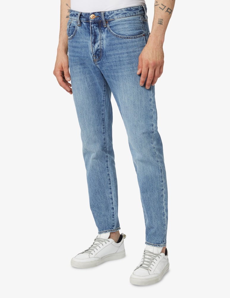 Armani Exchange Jeans j24 tapered genderless - azzurro - immagine 2 Armani Exchange Jeans j24 tapered genderless - azzurro - immagine 2