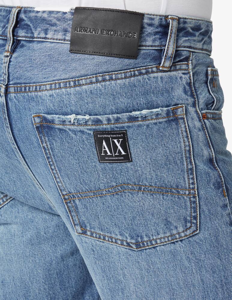 Armani Exchange Jeans j24 tapered genderless - azzurro - immagine 4 Armani Exchange Jeans j24 tapered genderless - azzurro - immagine 4