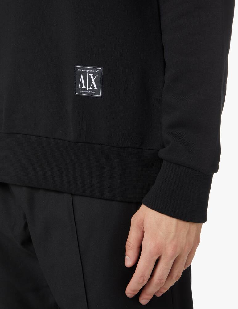 rinascente Armani Exchange Genderless roundneck sweatshirt - black