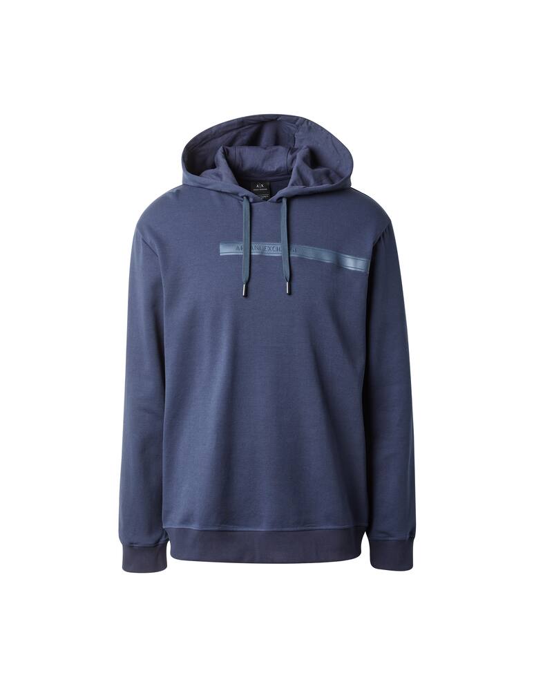 rinascente Armani Exchange Felpa con cappuccio tape - blu