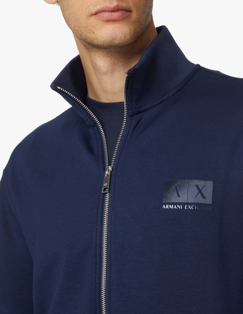 rinascente Armani Exchange Felpa fzip modal - blu
