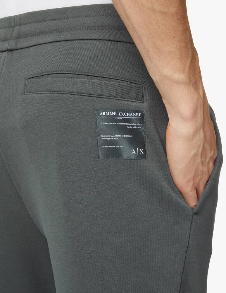 rinascente Armani Exchange Camo inserts sweatpants - green