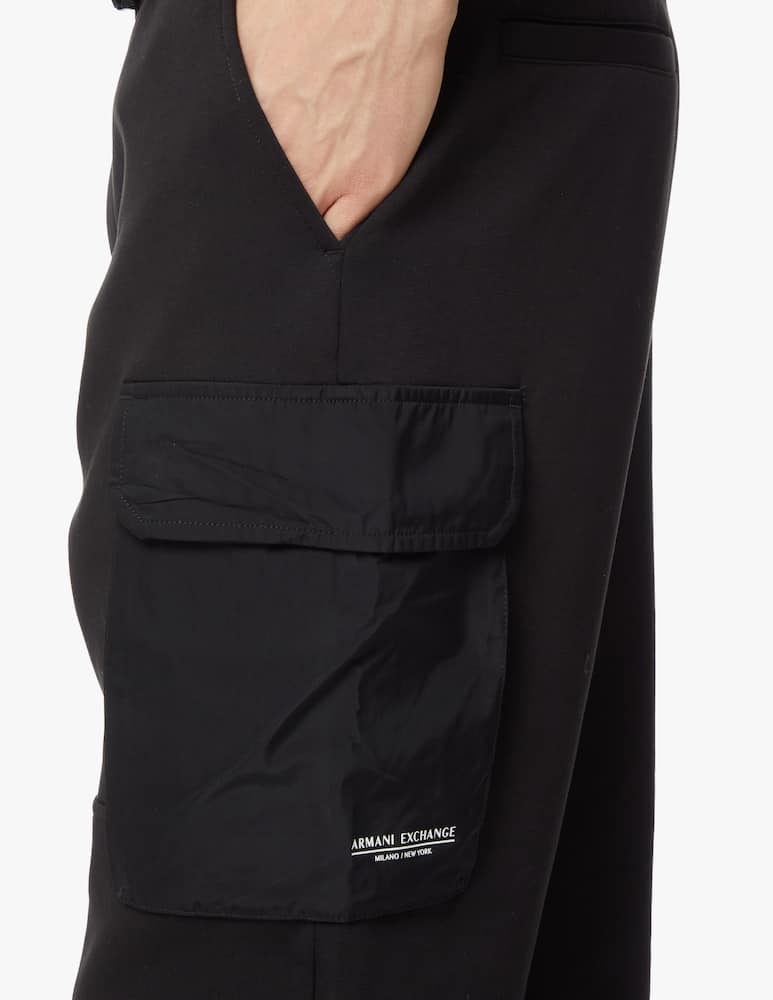 rinascente Armani Exchange Crgo utility sweatpants - black