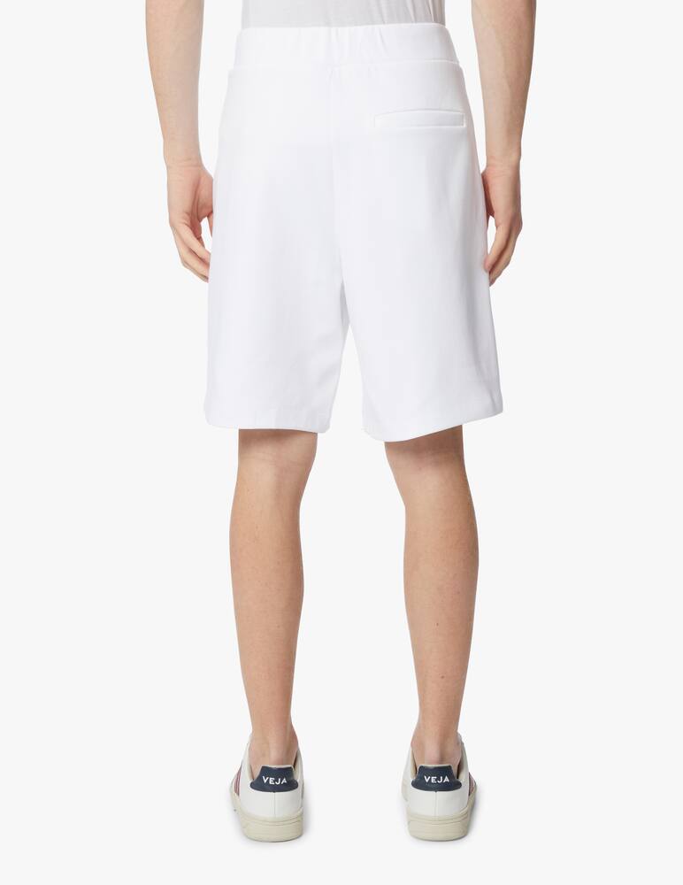 rinascente Armani Exchange Bermuda in felpa tape - bianco