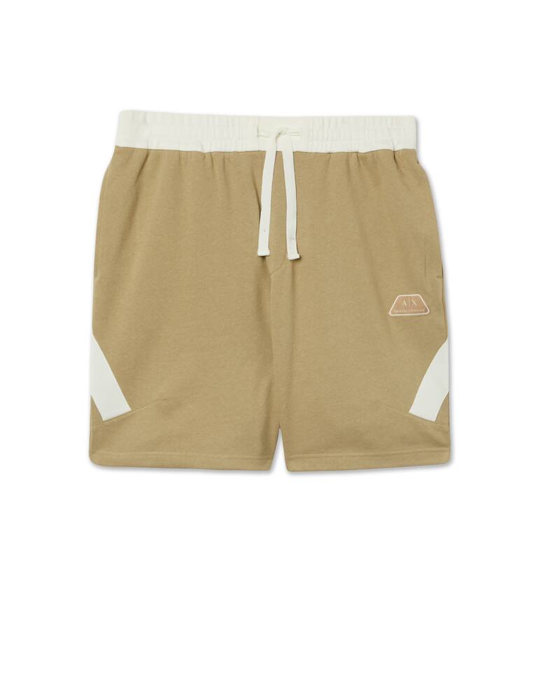 rinascente Armani Exchange Bermuda misto lino banda - beige