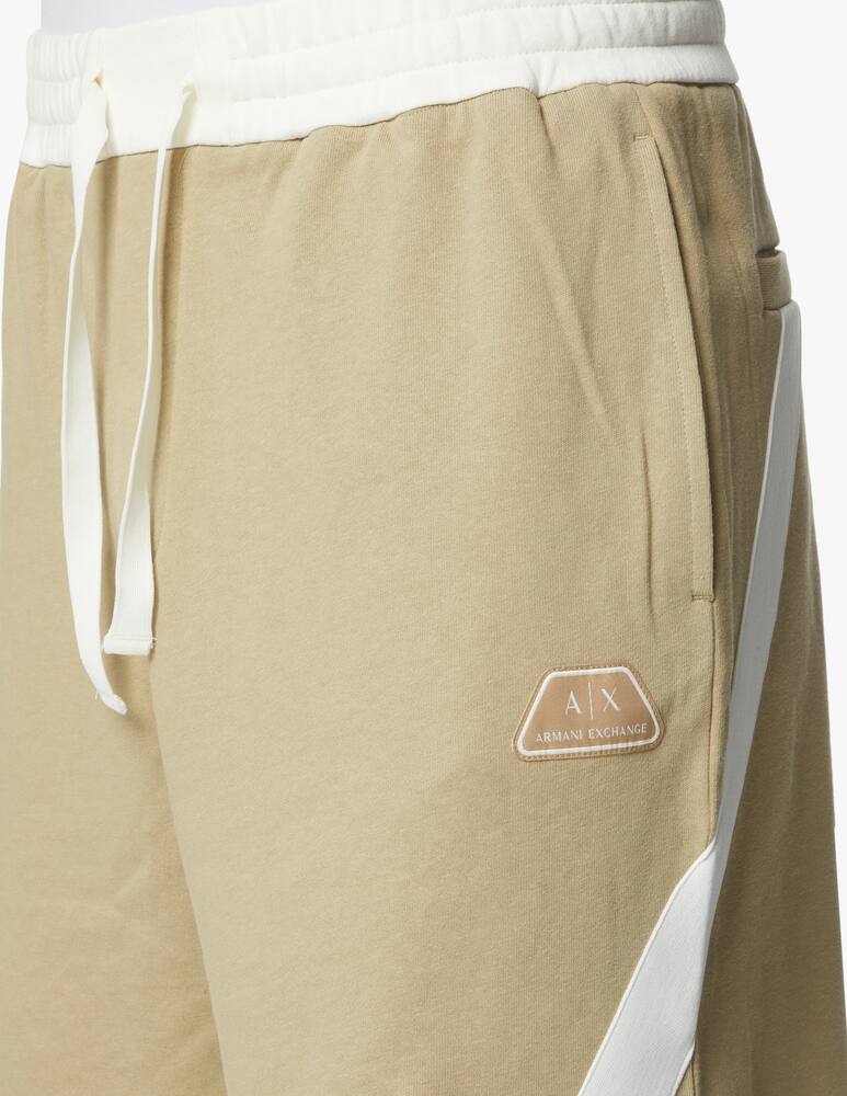 rinascente Armani Exchange Bermuda misto lino banda - beige