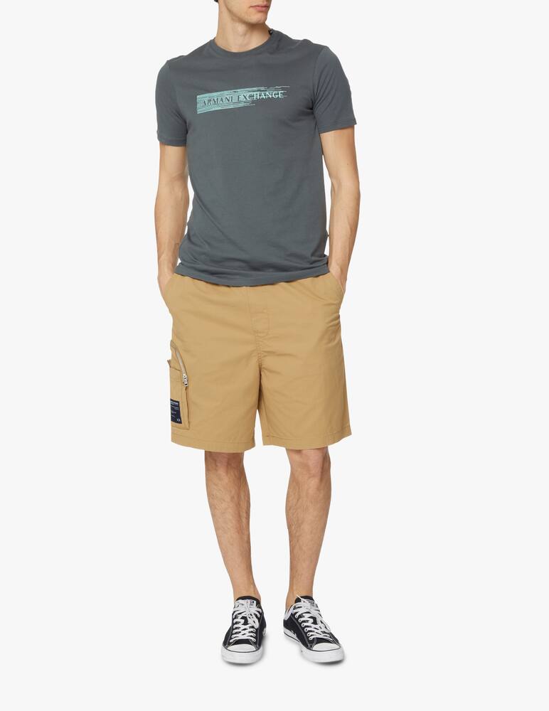 Armani Exchange Utility pocket cotton shorts - beige - picture 1 Armani Exchange Utility pocket cotton shorts - beige - picture 1