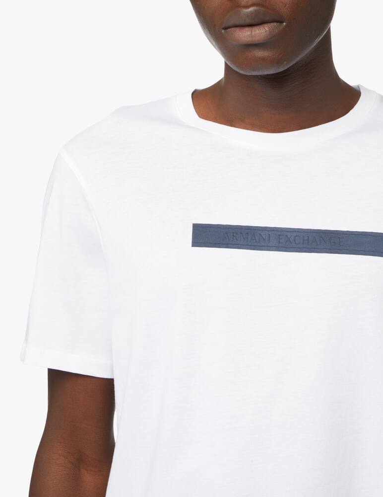 rinascente Armani Exchange Maglietta manica corta tape - bianco