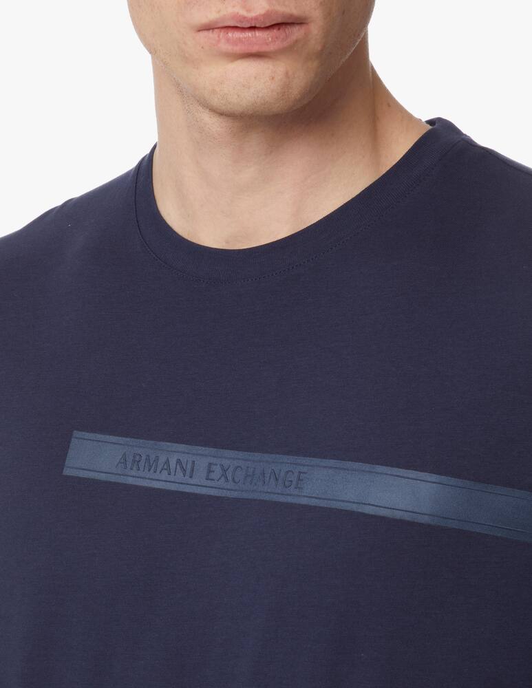 rinascente Armani Exchange T-shirt tape - blue