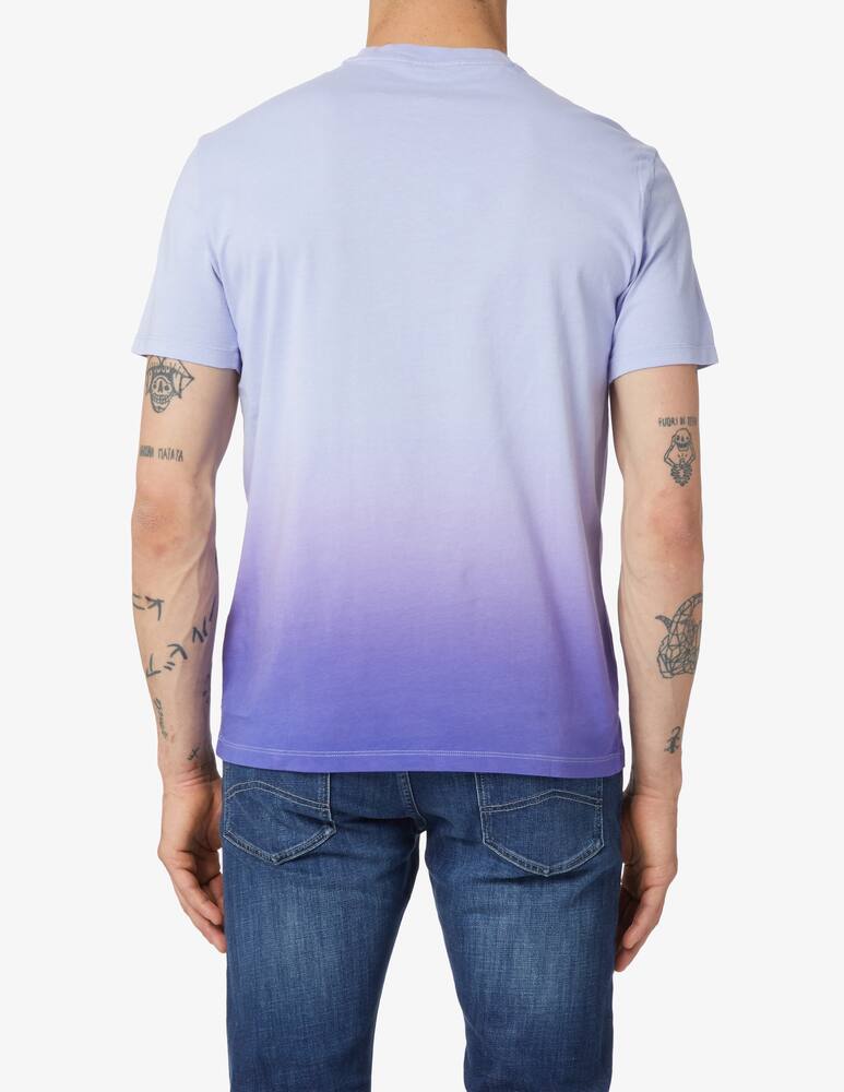rinascente Armani Exchange T-shirt big degrade logo - violet